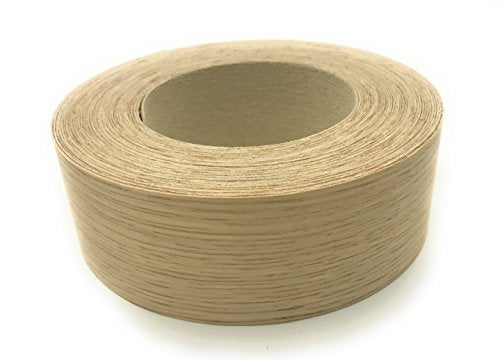 Edge Supply White Oak 3/4 in x 50 ft Roll – Pre-Glued Iron On Wood Veneer Tape – Wood Veneer Edge Banding Tape with Hot Melt Adhesive, Smooth Sanded Finish Ideal for Furniture & DIY, Made in USA - color: White Oak, size: 3/4 in x 50 ft