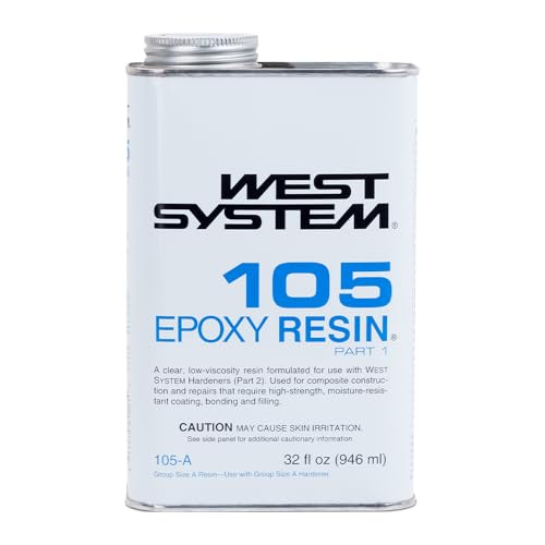 West System 105A Resin & 206A Slow Hardener Bundle w/Pumps | Repair Kit