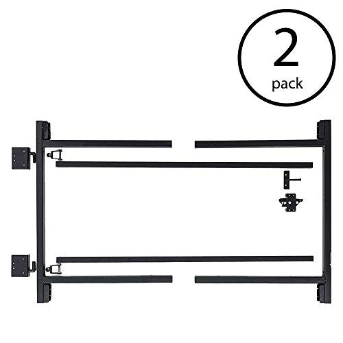 Adjust-A-Gate Steel Frame Anti Sag Adjustable Gate Building Kit with Patented Truss Cable System and Telescoping Bars, 2 Pack - size: 60"-96" wide openings, 3'-4' high