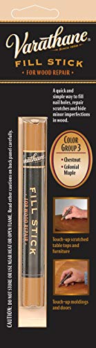 Varathane Wood Fill Stick, 3.2 oz, Chestnut/Colonial Maple