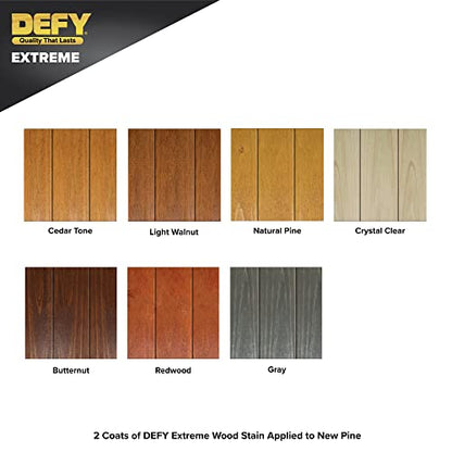 Defy Extreme Wood Stain Light Walnut 1-gallon - color: Light Walnut, size: 1 Gallon