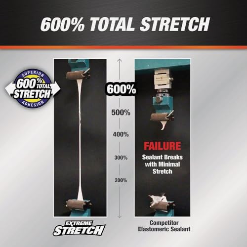 DAP Extreme Stretch Acrylic Urethane Premium Elastomeric Sealant, Tan, 10.1 Oz (7079818718) - color: Tan, size: 10.1 Fluid ounce