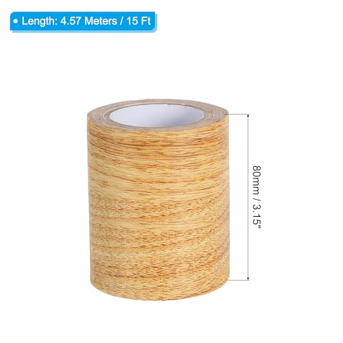 PATIKIL Wood Grain Repair Tape 3.15" X15',Self Adhesive,Natural Oak - color: Natural Oak, size: 3.15" x 15'