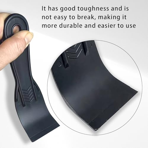 6 Pack Plastic Putty Knife Set, 2" Flexible Paint Scraper Tools for Spackling, Drywall Repair, Patching, Plastering, Caulking, Wallpaper Removal, Non-Scratch Spackle Knife & Putty Scraper