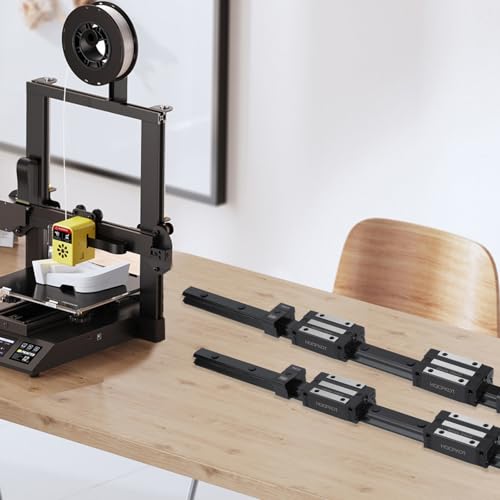 HGR15 450mm Linear Guide kit,2pcs 450mm hgr15 Linear Rail with 4pcs HGH15CA Carriage Block and HG15 end Stop Block - size: 450mm, style: HGR15