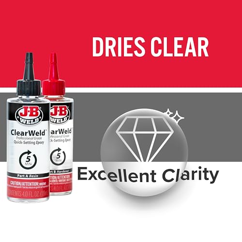 J-B Weld Pro Size ClearWeld 5 Minute Set Epoxy
