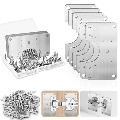 Cabinets Hinge Repair Plate Brackets, Hinges Repair Board Fixing Plates