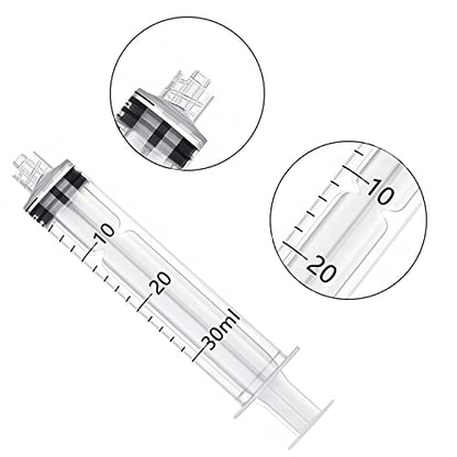 30ml Syringe with Blunt Needle Tip 1.5 Inches, for Essential Oil filling, Measuring and Dispensing, Set of 5 (Pack of 4) - size: 5 Count (Pack of 4)