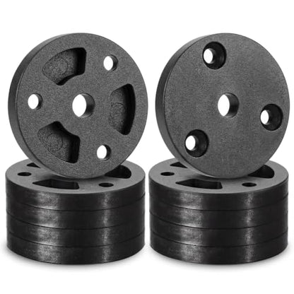 10 Pcs,2" X 1/4" Deck Board Ledger Spacers Bulk Building Drainage Tool - size: 2" X 1/4"