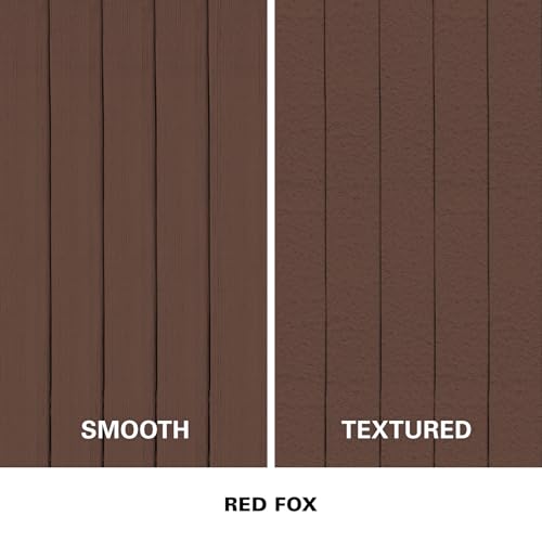 KILZ Over Armor Smooth Solid Coating Resurfacer, Red Fox, 1 Gallon - color: Red Fox, style: Smooth