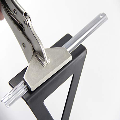 10-inch Locking Sheet Metal Clamp, Heavy Duty Sheet Metal Grip Tool, Heat-Treated Nickle Plated Welding Plier