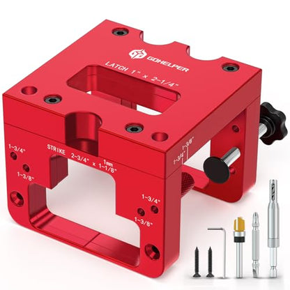 Door Latch and Strike Plate Mortise Tool for Router, Door Latch Jig