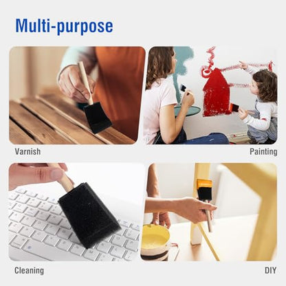 Foam Paint Brushes, 2 Inch, 48 Pack Sponge Brushes for Painting - size: 2 inch, 48 pack