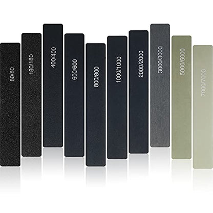 Honoson 20 Pcs Sanding Sticks Model, Low Grits Rating, Classic Style - style: Classic Style