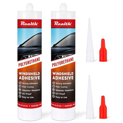 Polyurethane Sealant Windshield Adhesive 300ML 2 Pack Weather Resistant - size: 300ml, style: 2 Pack