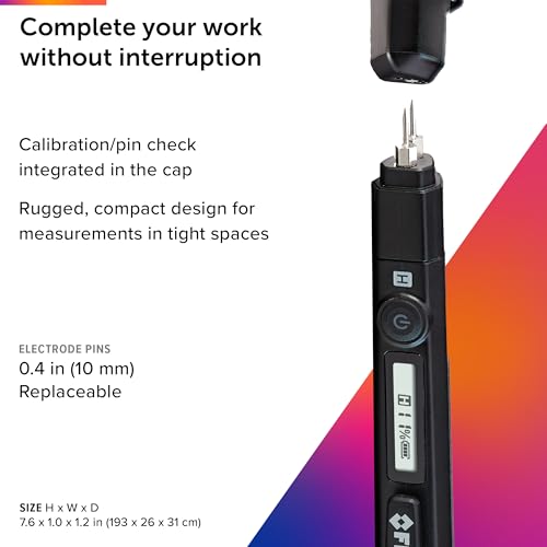 Flir MR40 Moisture Pen with Flashlight, 2-Pin, Pocket Portable