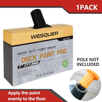 Wesquer 7 Inch Wide Deck Stain Brush Limewash Paint Brush