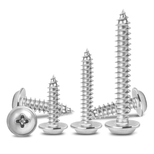 #8 x 3/4" Phillips Modified Truss Head Wood Screws 100pcs ZGLS-04 - size: #8 x 3/4"
