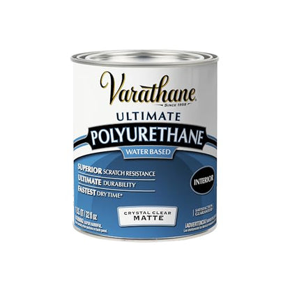 Varathane Water-Based Ultimate Matte Polyurethane - color: Matte, size: Quart (Pack of 1)