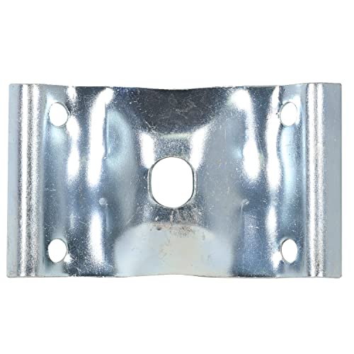 4 Pack Rok Hardware Surface Mount Corner Brackets for Table Aprons 1-3/4" (44mm) High x 3" (76mm) Wide, R3309M134 - size: 1-3/4" (44mm) High x 3" (76mm) Wide