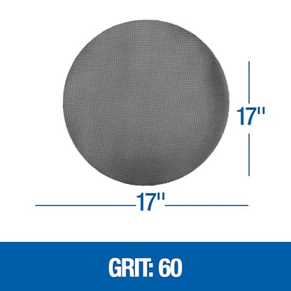 Mercer Industries Floor Sanding Screen Disc, 10 Pack, 17", Grit 60 - size: 17-Inch, style: Grit 60
