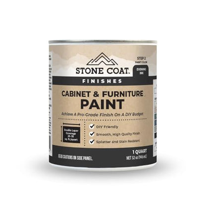 Stone Coat Countertops Cabinet Primer 1 Quart & Evening Ink 1 Quart Bundle