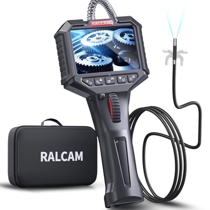 Ralcam Two-Way Articulating Borescope with Light, Slim Probe - style: 6.2mm Lens-3.3ft Semi-Rigid Cable