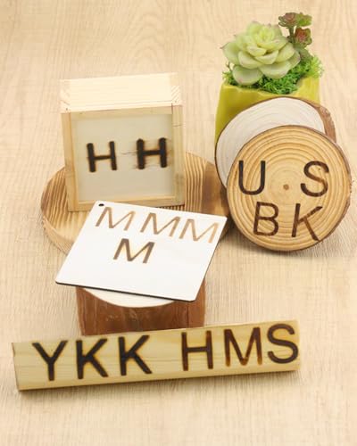1" 10Pcs Branding Iron for Wood Leather Hats, 100W Electric Brander - color: 1" 10Pcs Number