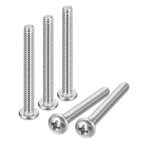 uxcell #10-24x1-3/4 Pan Head Machine Screws 304 SS Phillips Drive, 10 Pack - size: #10-24x1-3/4"