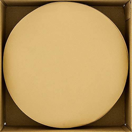 Dura-Gold Premium 6" Gold Sanding Discs, 600 Grit, Hook & Loop, Box of 50 - size: 600-Grit
