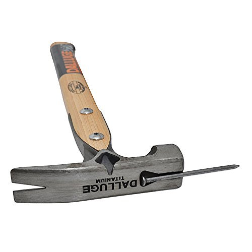 VAUGHAN 16 Oz Titanium Hammer, Smooth Face, Framing Hammer - style: Smooth