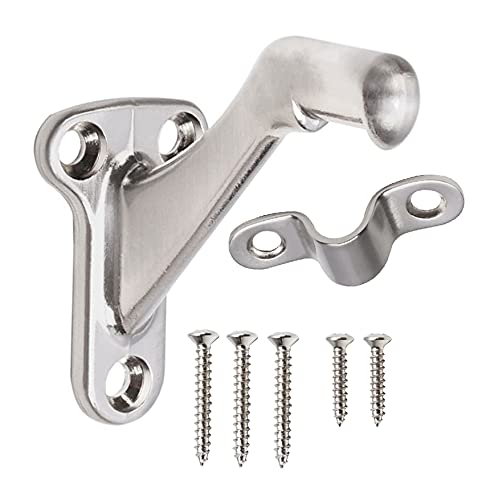 Triumph Hardware,3 Pack,3" Heavy Duty Handrail Bracket Brushed Nickel,Stair Railing Bracket - color: Brushed Nickel