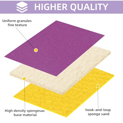 20Pcs Sanding Sponge 180 Grit Wet Dry Soft Foam Hand Sander Block - size: 20pcs 180 Grit, style: Ceramic Sand