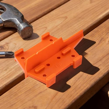 2 Pcs ABS Deck Board Spacer, 1/8 and 3/16 Inch Deck Board Spacing Tool - color: 2 Pcs