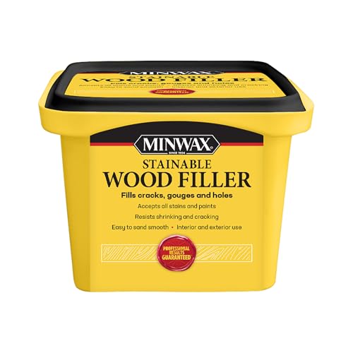 Minwax Stainable Wood Filler, 16 oz (Pack of 6) - size: 16 oz (Pack of 6)
