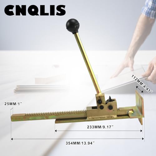 CNQLIS 2PCS Hardwood Flooring Jacks, Positioning Tool for Laminate - color: Brass