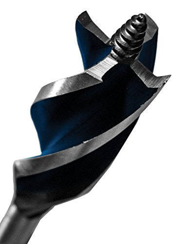 Century Drill & Tool 38680 Speed Cut Auger Bit, 1-1/4", Overall Length: 6" - size: 1-1/4 Inch x 6 Inch