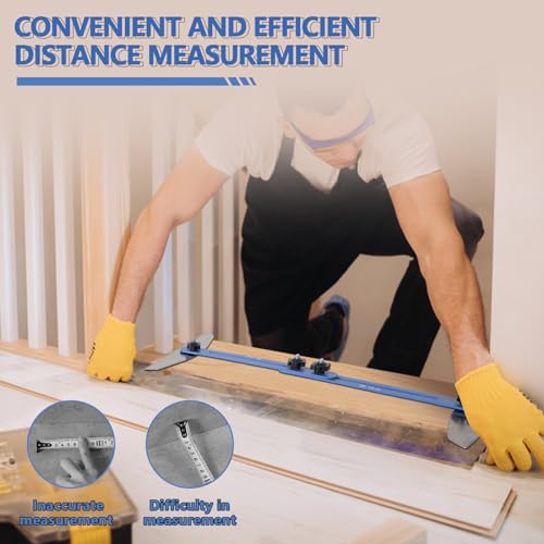 Zihvfzu Adjustable Stair Tread Template Tool, 11-60 Inch