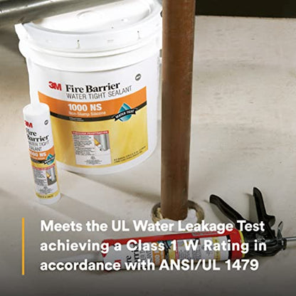 3M Fire Barrier Water Tight Sealant 1000 NS, Gray Color, Single Component