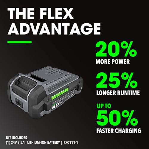 FLEX 24V Brushless Cordless Oscillating 20,000 OPM Multi-Tool Kit with 2.5Ah Lithium Battery and 160W Fast Charger - FX4111-1A - style: Multi-Tool w/2.5Ah Battery