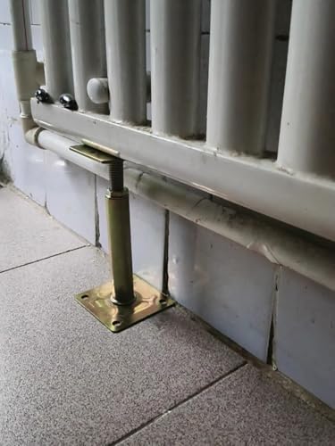 4 Pcs Adjustable Floor Jack House Floor Jacks Post Pole Galvanized House Jacks for Leveling, 11" - 16" Height Range, Load 6500-8850 Lbs Each, Telescoping Jack for Temporary Support - size: 11-16 inch