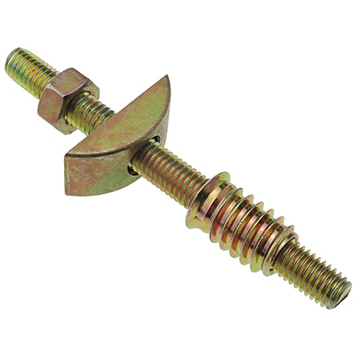 M8x90mm Panel Furniture Wardrobe FMHXG 4Set 4 in 1 Metal Furniture Connecting Fittings with Semilunar Connector M8 Half-Moon Nut, Table Bed Assembly Fasteners Bolts Nuts Threads Half Moon Spacers