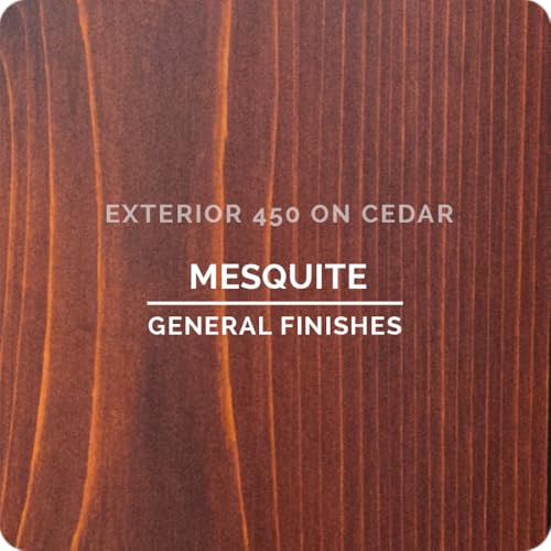 General Finishes Exterior 450 Water Based Wood Stain, 1 Quart, Mesquite - color: Mesquite, size: 1 Quart