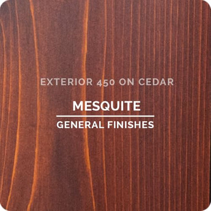 General Finishes Exterior 450 Water Based Wood Stain, 1 Quart, Mesquite - color: Mesquite, size: 1 Quart