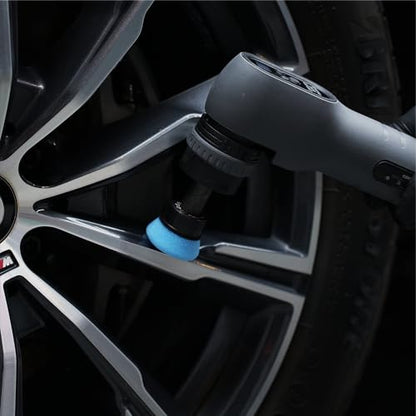 SPTA Blue T60 Mini Moderate-Cut Pad Sets, 5Pcs 1.3inch/32mm Sponge Polishing Buffing Pads, Car Foam Detail Polishing Pad Kit for Car Detail Polishing and Buffing, Small Area Polishing -FPTSS3B - color: 5Pcs Blue T60 Moderate-Cut Pad, size: 1.3 Inch (32mm)