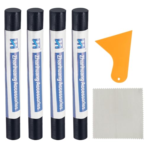 uxcell 4Pcs Wood Filler Sticks,Wood Repair Kit,Navy Blue - color: Navy Blue