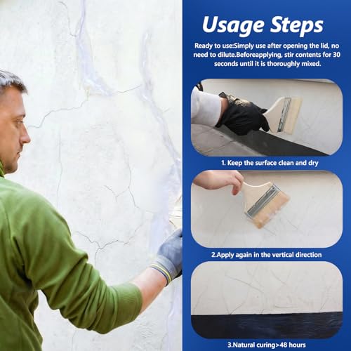 Waterproof Sealant 35 oz, Clear, Transparent Waterproof Coating, Water-Based Invisible Waterproof Agent for Roof, Wall, Garden, Terrace, Indoor and Outdoor Use - size: 35 FL OZ
