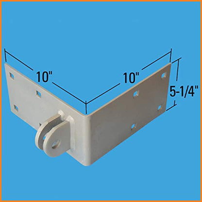 Dock Edge + Inc. Female 9/16-Inch Square Hole Outside Corner Heavy Duty Floating Dock