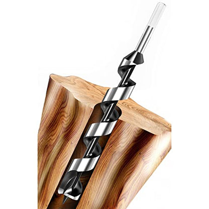 Auger Wood Drill Bit Woodworking Drill (1/2" x 12") Ship Auger Long Drill Bit for Soft and Hard Wood, Plastic, Drywall and Composite Materials - size: 1 Piece 1/2 inch x 12 inch Auger Bit