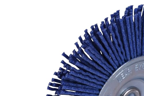 Century Drill & Tool 77443 Nylon Abrasive Radial Brush, 4", Fine - size: 4" Fine